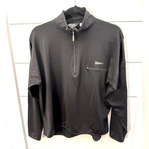 ROFFEFLEX POLORTEC L Unisex black outdoor gorpcore long sleeve warm popover